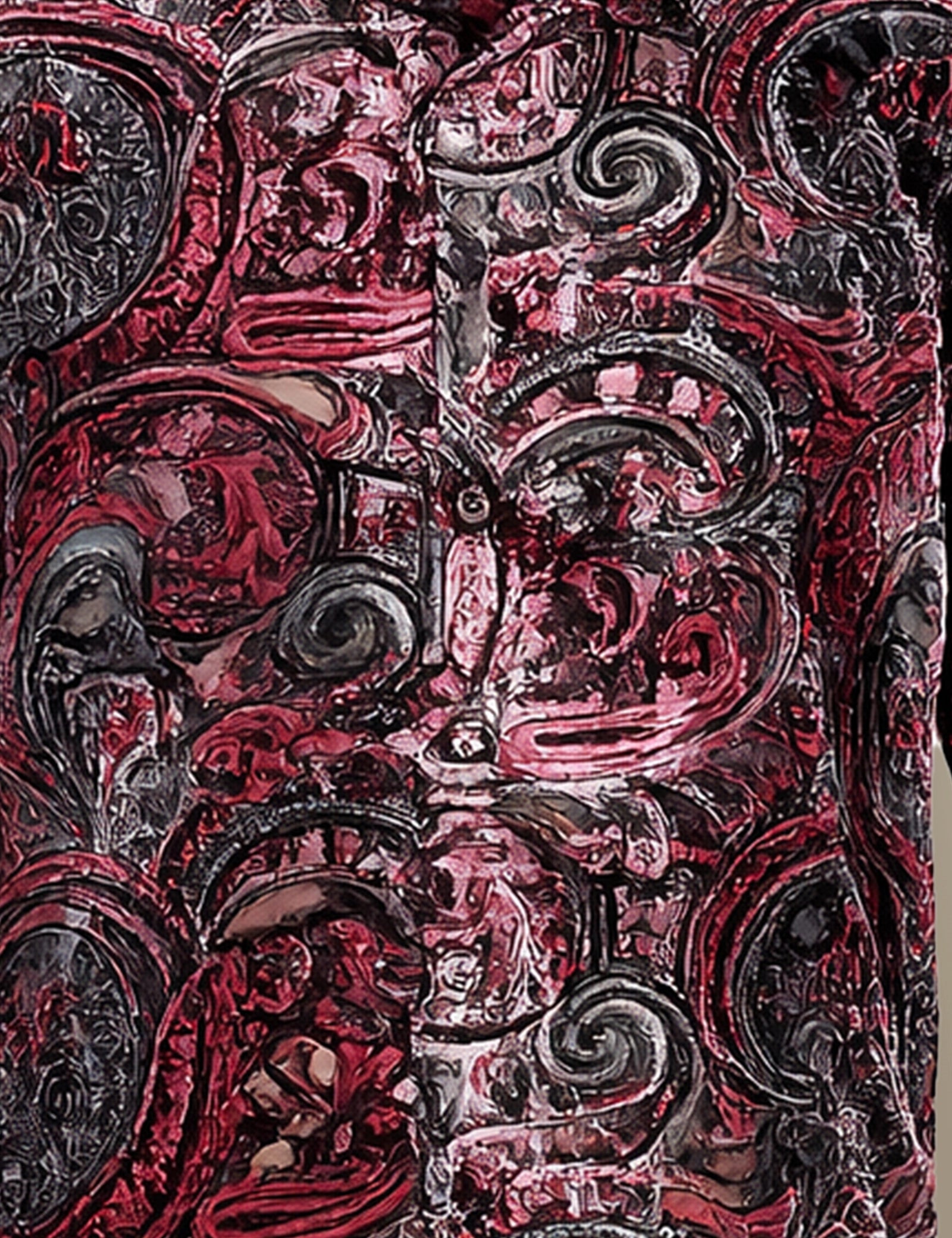 Mandala Motif Printed Mens Classic Full Sleeves Shirt - XPST