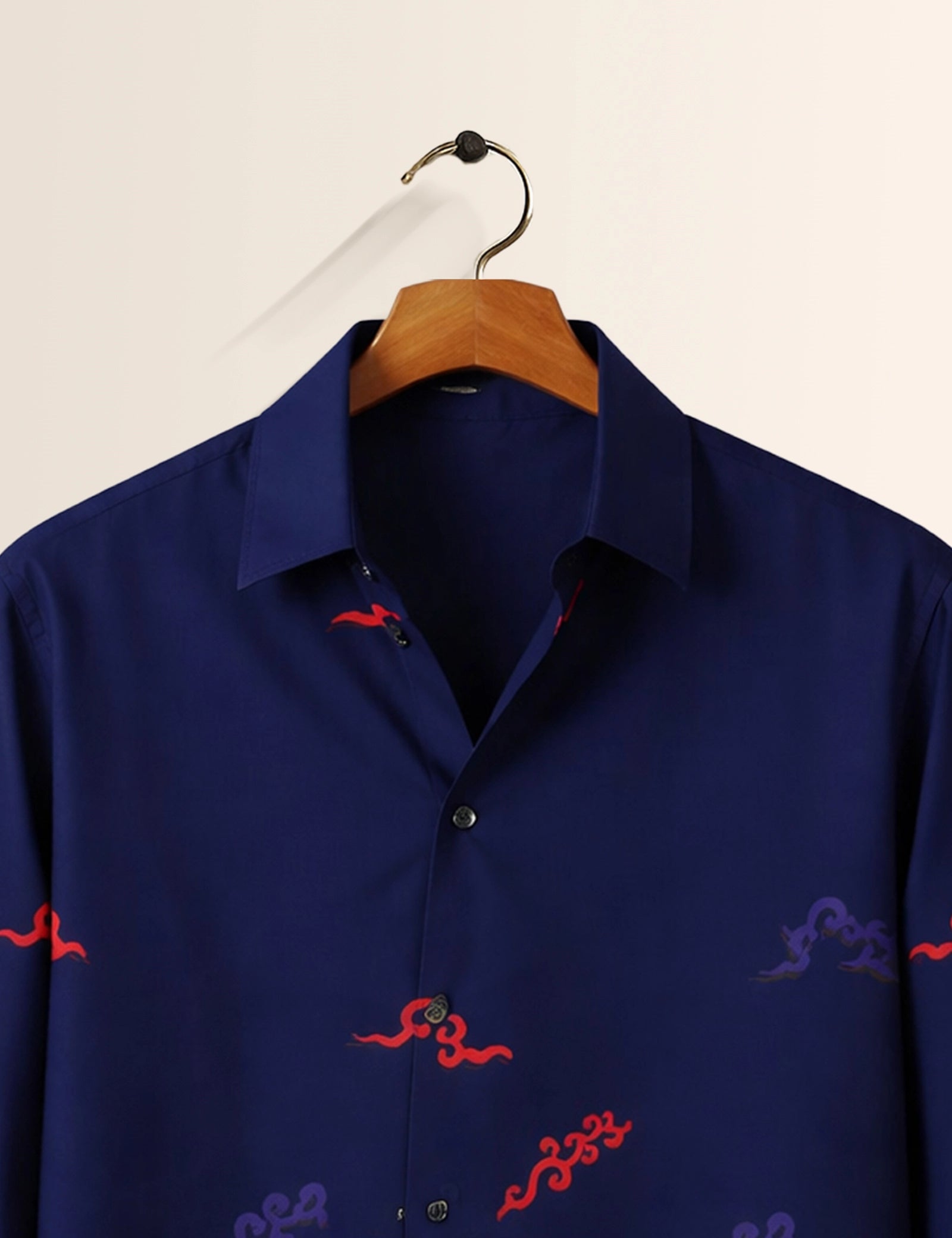 Navy Horse Mens Classic Full Sleeves Shirt - XPST