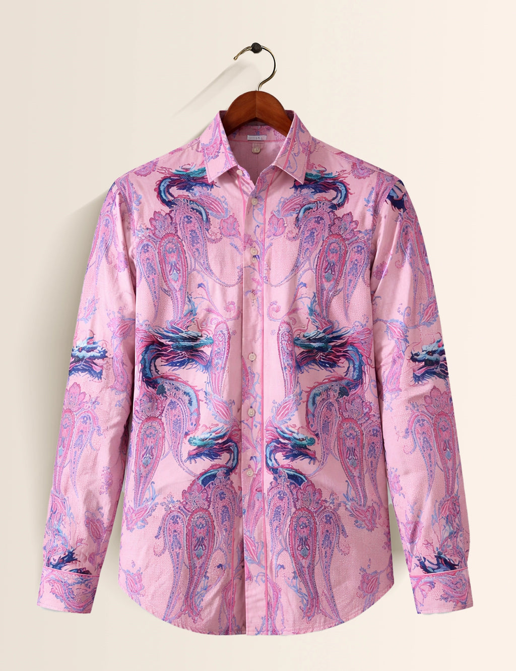 Pink Snake Mens Classic Full Sleeves Shirt - XPST