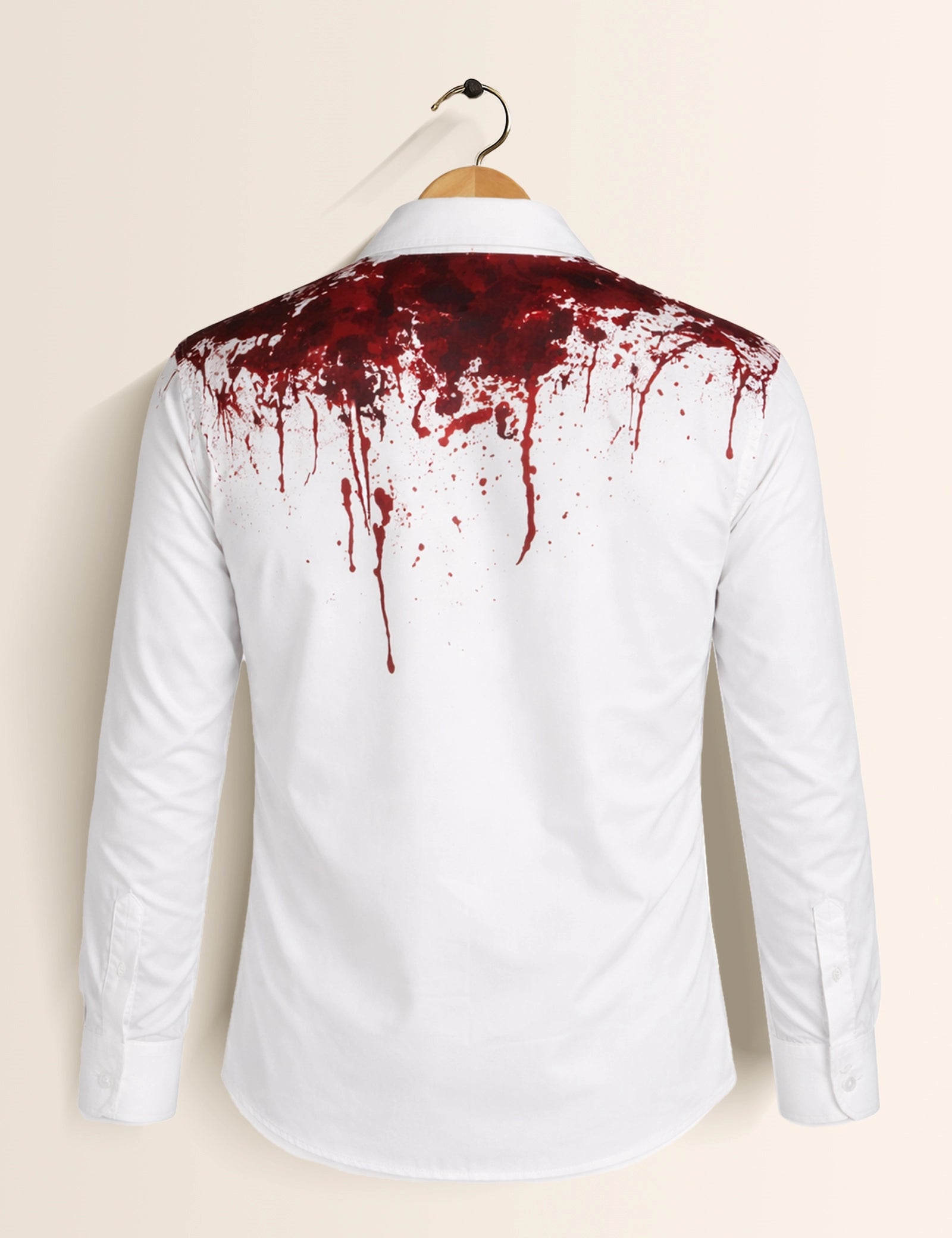 Red Drops Mens Classic Full Sleeves Shirt - XPST