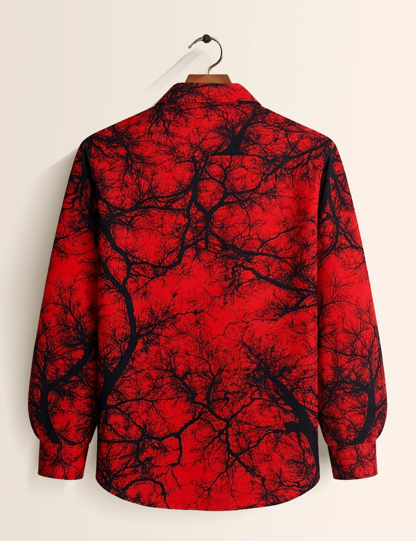 Red Viens Mens Classic Full Sleeves Shirt - XPST