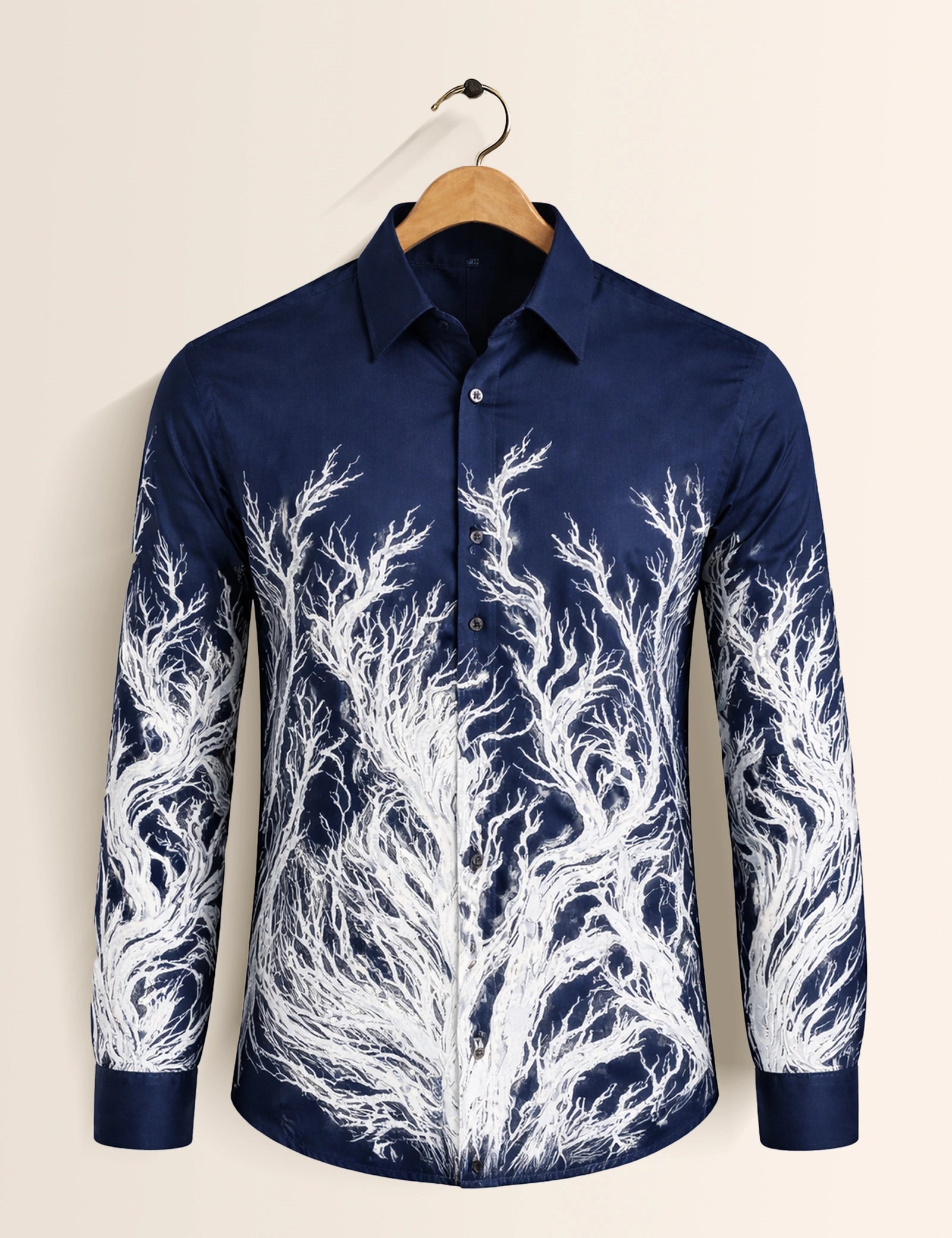 White Fire Mens Classic Full Sleeves Shirt - XPST