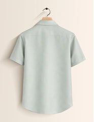 Green Tree Mens Classic Half Sleeves Shirt - XPST
