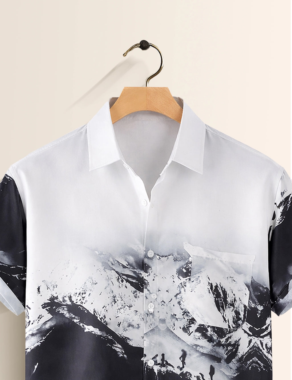 Mountain Shade Mens Classic Half Sleeves Shirt - XPST