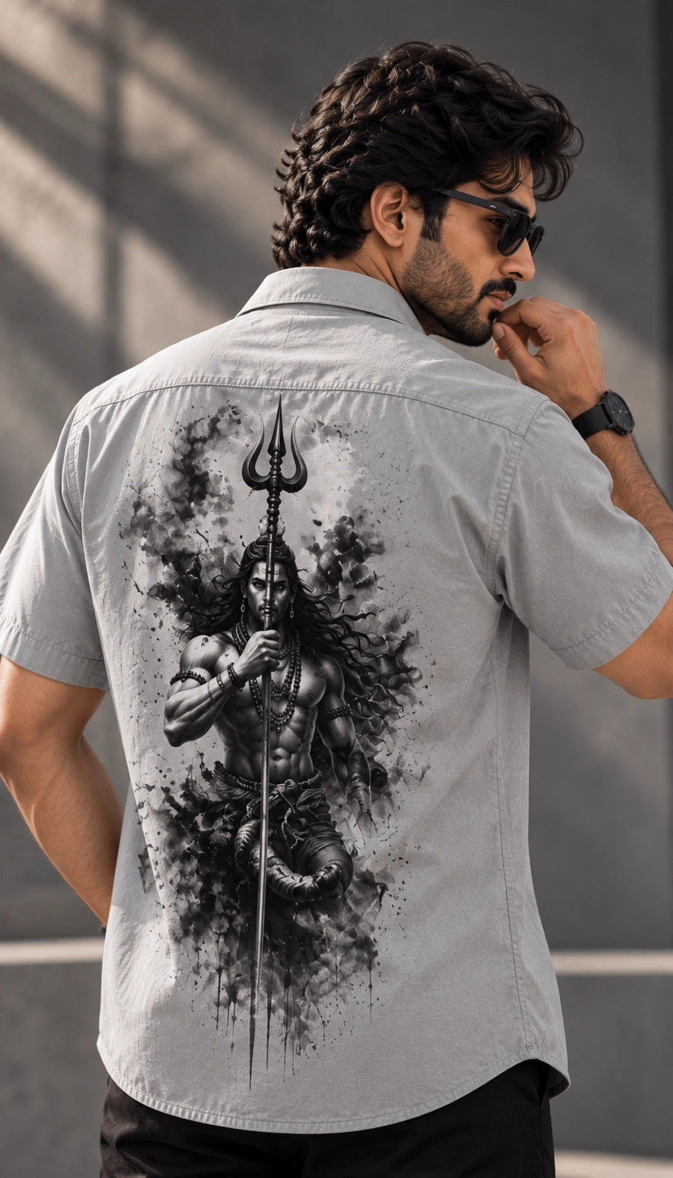 Mahadev Mythological Half Sleeves Shirt - XPSTHS