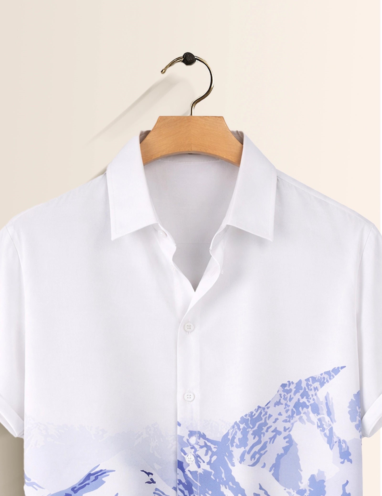 Navy Mountain Mens Classic Half Sleeves Shirt - XPST