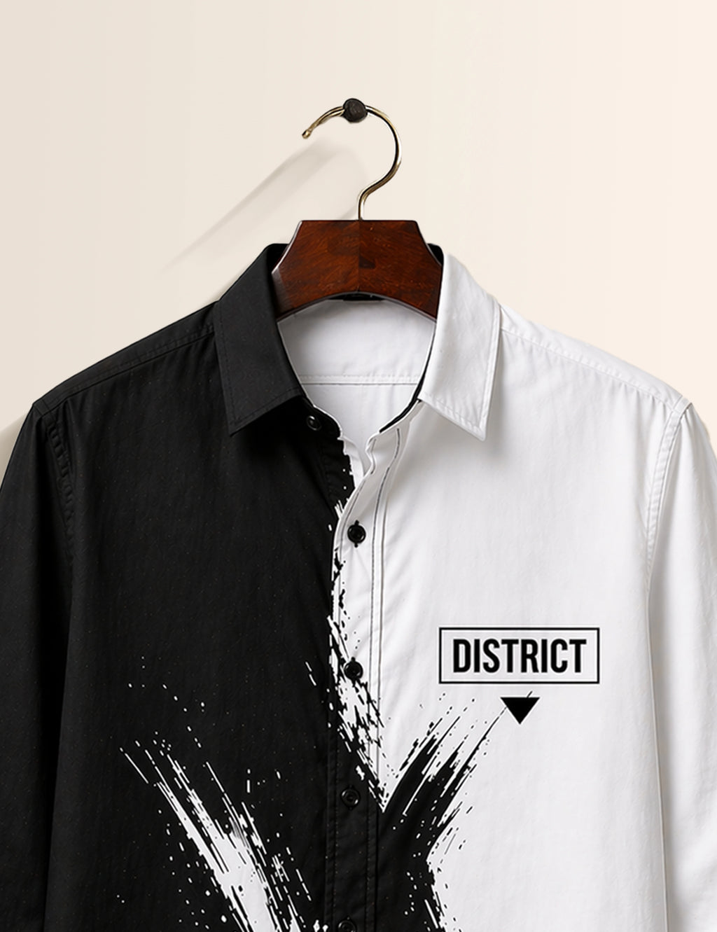 District Street Style Men’s Premium Full-Sleeve Shirt - XPST