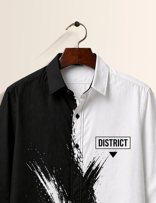 District Street Style Men’s Premium Full-Sleeve Shirt - XPST