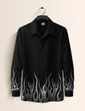Black Fire Street Style Men’s Premium Full-Sleeve Shirt - XPST