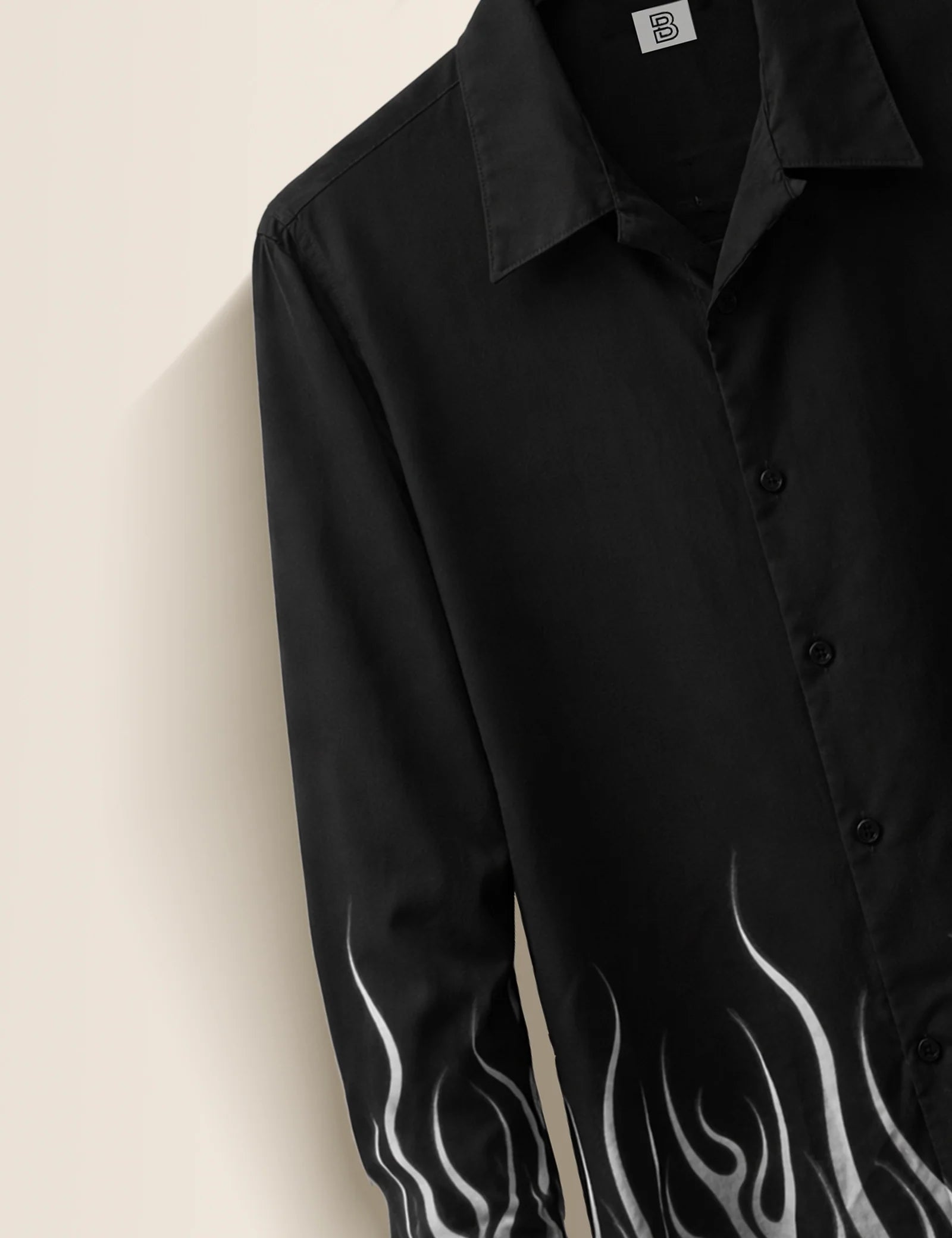 Black Fire Street Style Men’s Premium Full-Sleeve Shirt - XPST