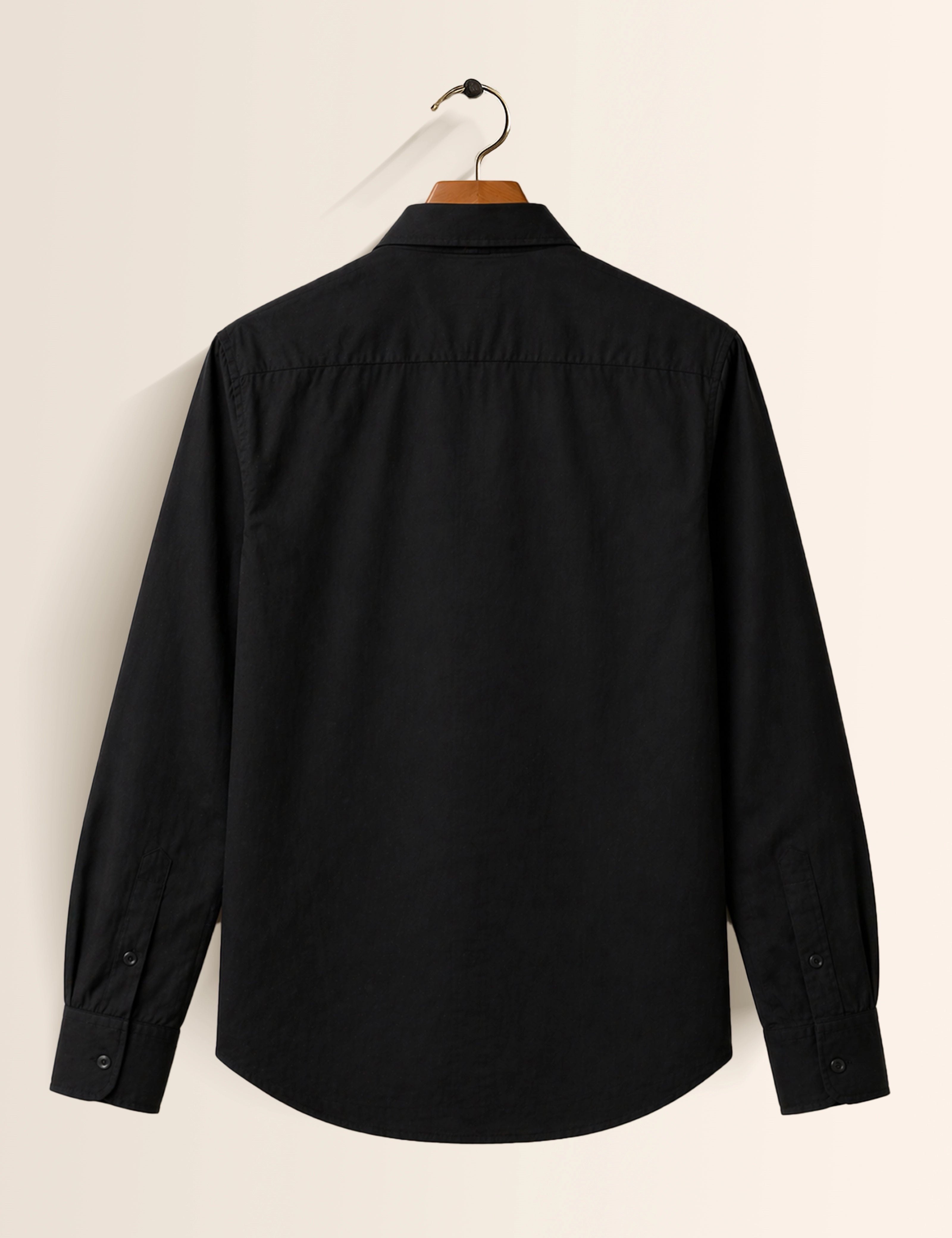 Black and White Street Style Men’s Premium Full-Sleeve Shirt - XPST