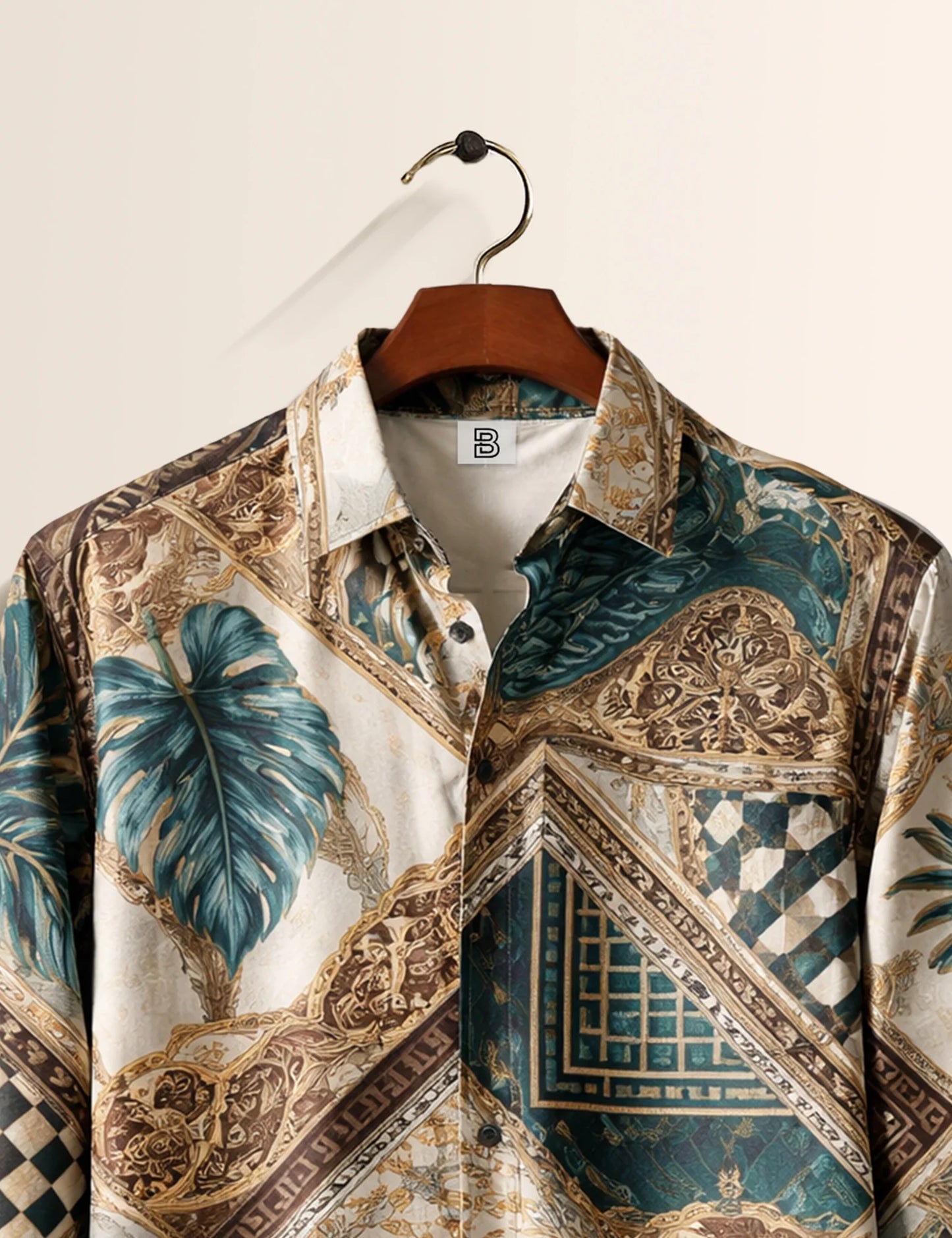 Graphic Mandala Street Style Men’s Premium Full-Sleeve Shirt - XPST