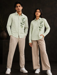 Green Line Street Style Men’s Premium Full-Sleeve Shirt - XPST