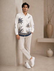White Tree Street Style Men’s Premium Full-Sleeve Shirt - XPST