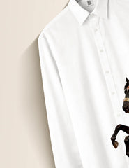 White Horse Street Style Men’s Premium Full-Sleeve Shirt - XPST