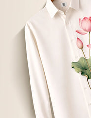 White Lotus Street Style Men’s Premium Full-Sleeve Shirt - XPST