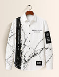 White Positive Street Style Men’s Premium Full-Sleeve Shirt - XPST