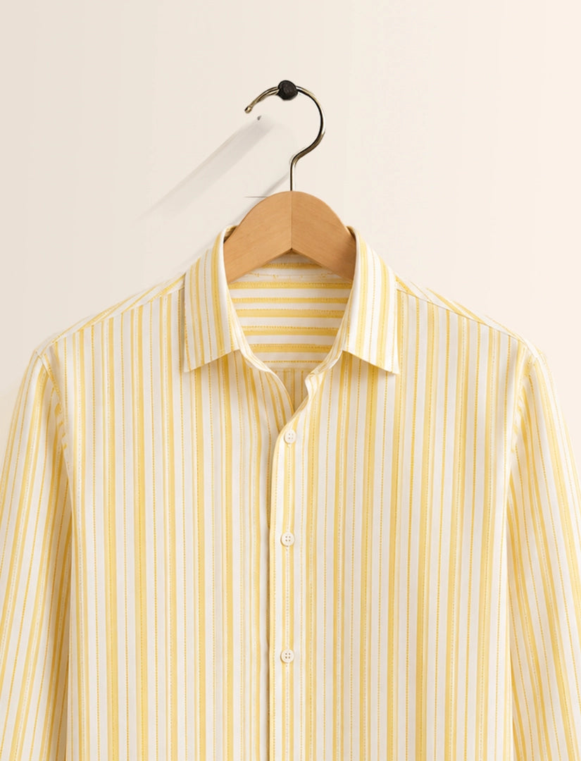 Yellow Lining Street Style Men’s Premium Full-Sleeve Shirt - XPST