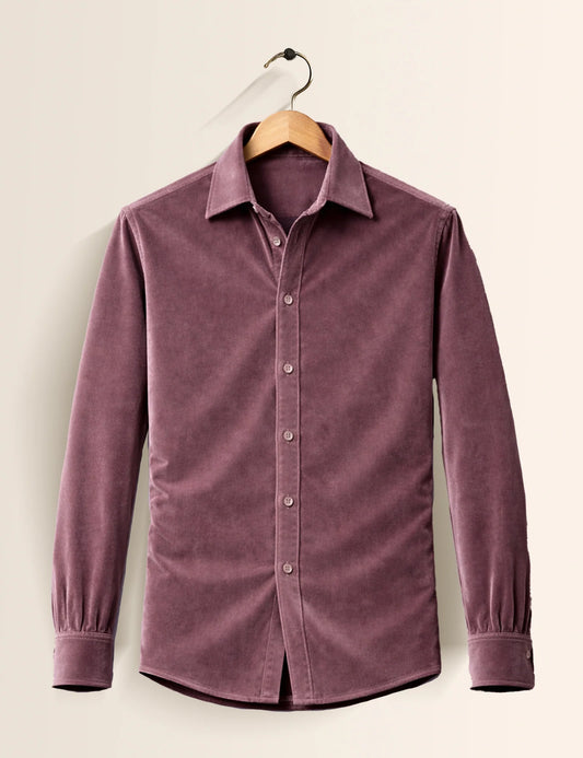 Light Purple Color Premium Signature Shirt – Elegant Texture & Luxurious Finish - XPST