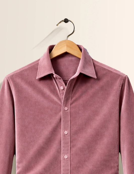 Light Purple Color Premium Signature Shirt – Elegant Texture & Luxurious Finish - XPST