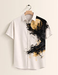 White Moon Mens Classic Half Sleeves Shirt - XPST