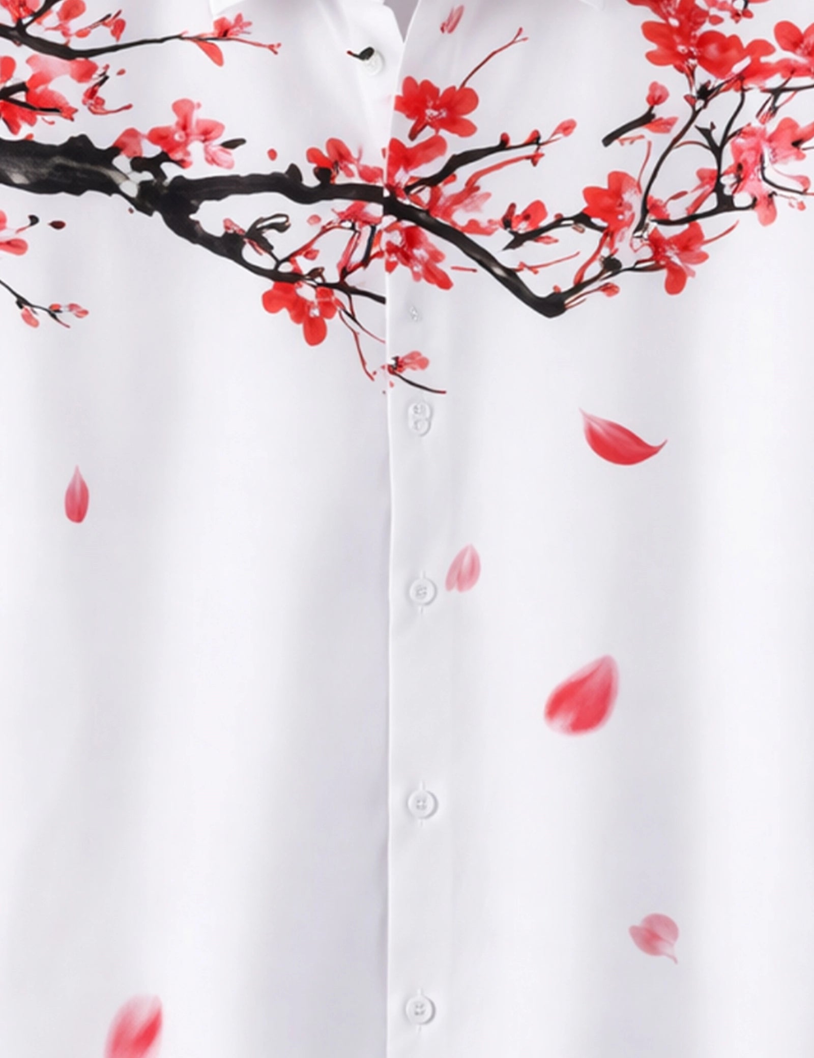 White stem Mens Classic Half Sleeves Shirt - XPST