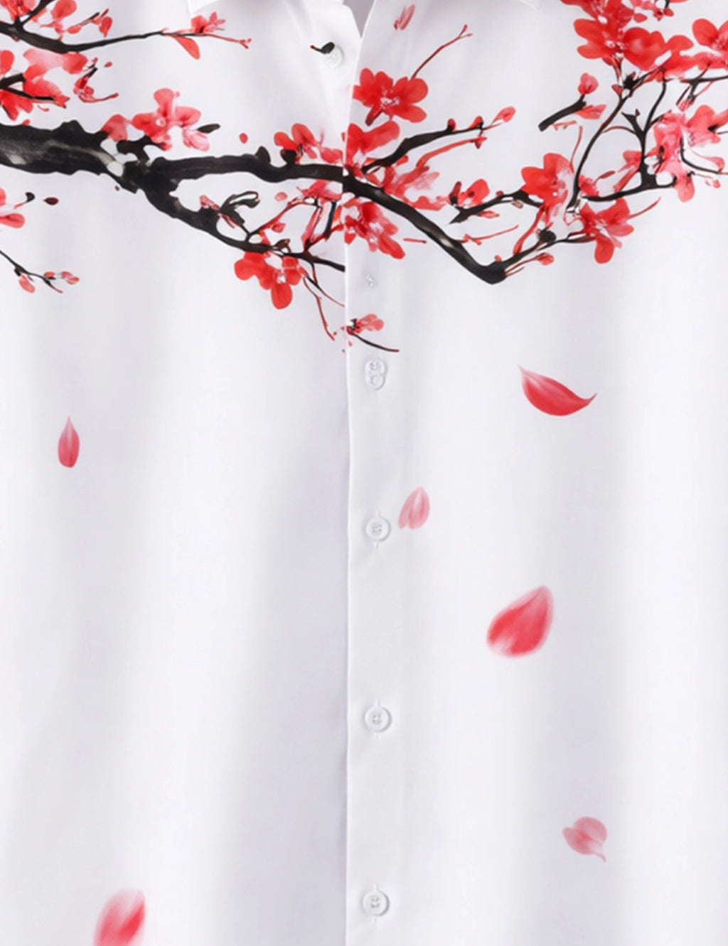 White stem Mens Classic Half Sleeves Shirt - XPST