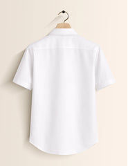 White stem Mens Classic Half Sleeves Shirt - XPST