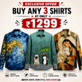 Combo of 3 Premium Printed Shirts