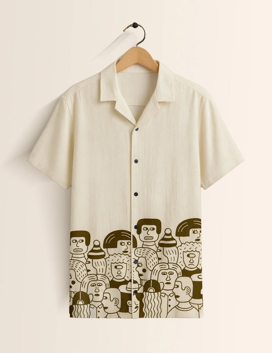 Cartoon Printed GenZ Vibe Premium Fancy Shirt – Trendy, Aesthetic & Street-Style Ready - XPST