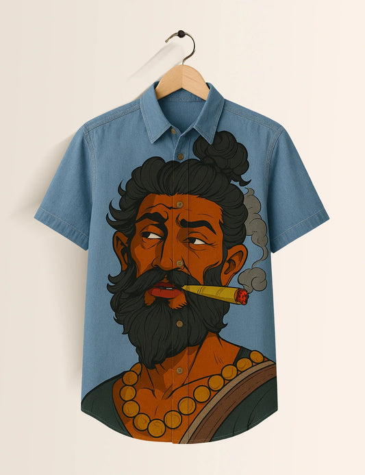 Cigerette Printed GenZ Vibe Premium Fancy Shirt – Trendy, Aesthetic & Street-Style Ready - XPST