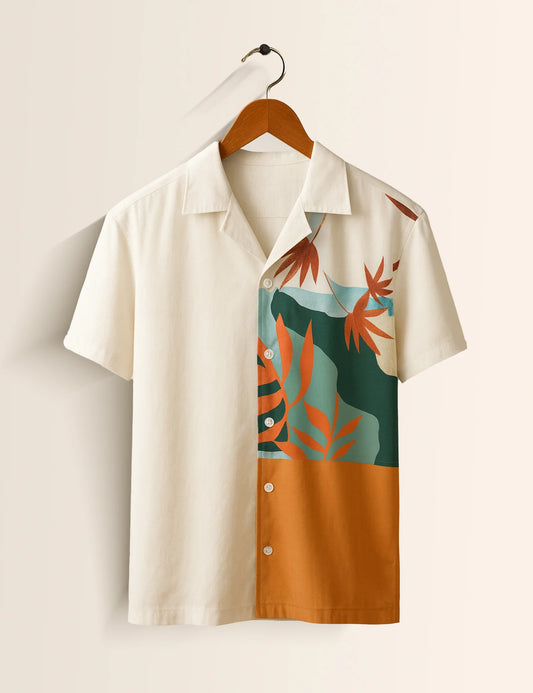 Floral Printed GenZ Vibe Premium Fancy Shirt – Trendy, Aesthetic & Street-Style Ready - XPST