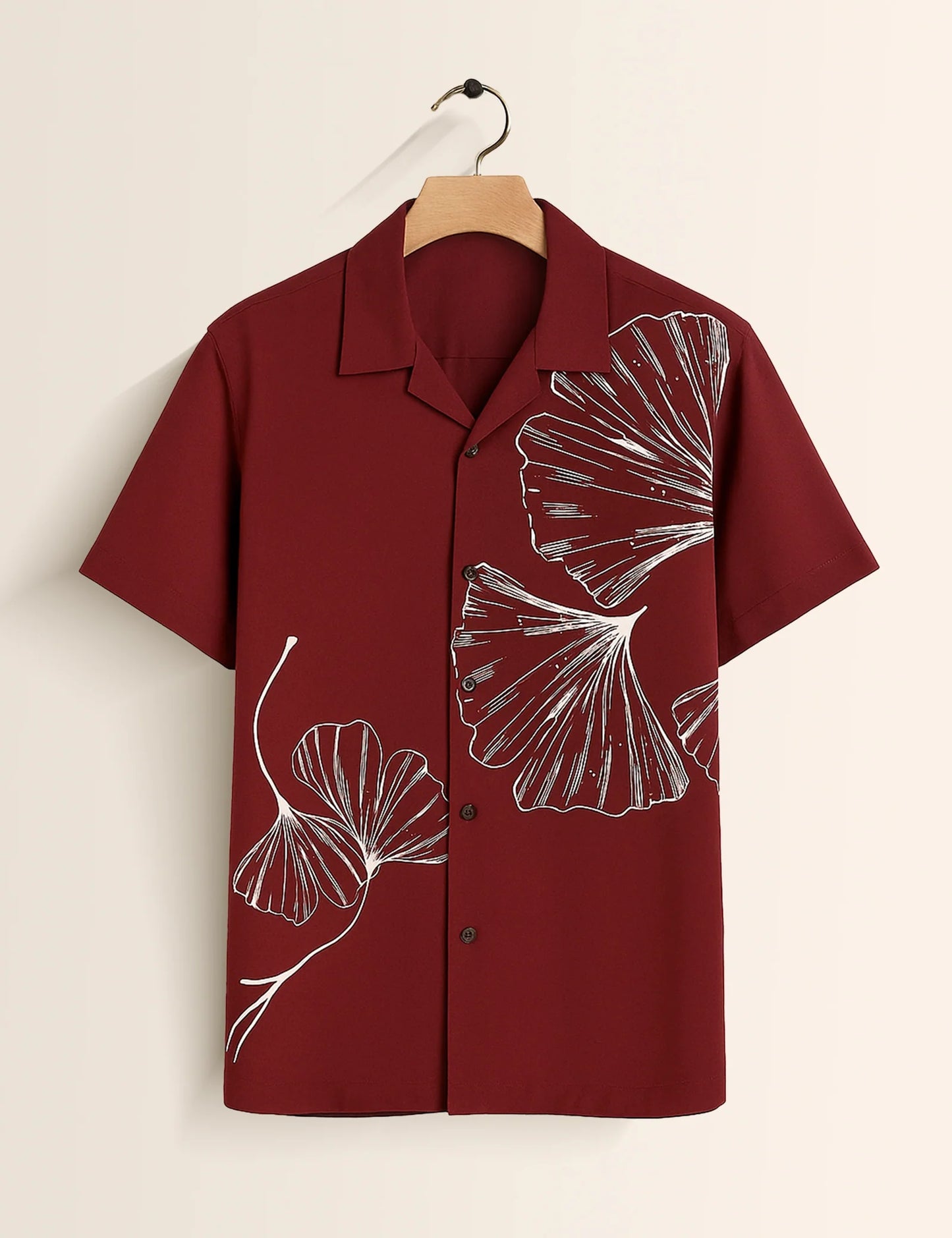 Maroon Printed GenZ Vibe Premium Fancy Shirt – Trendy, Aesthetic & Street-Style Ready - XPST