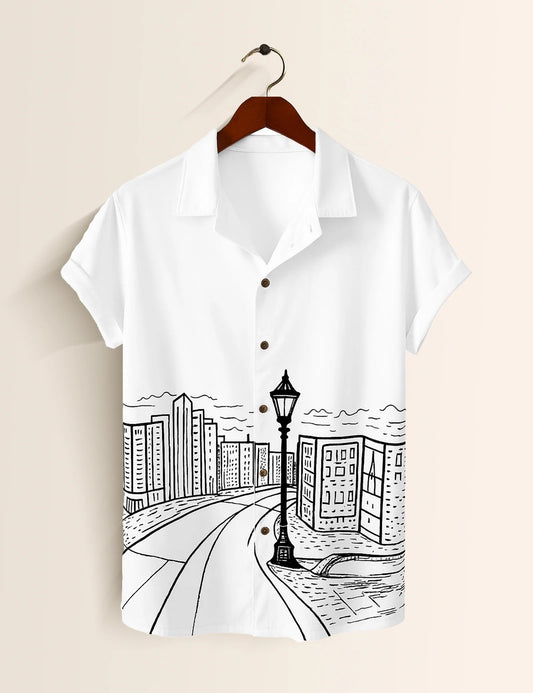 Street Printed GenZ Vibe Premium Fancy Shirt – Trendy, Aesthetic & Street-Style Ready - XPST