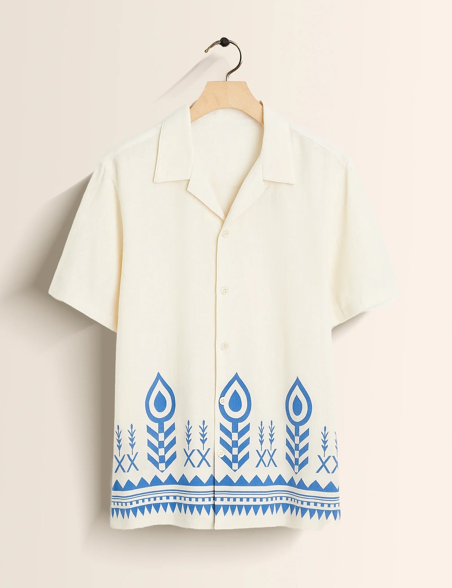 White Printed GenZ Vibe Premium Fancy Shirt – Trendy, Aesthetic & Street-Style Ready - XPST