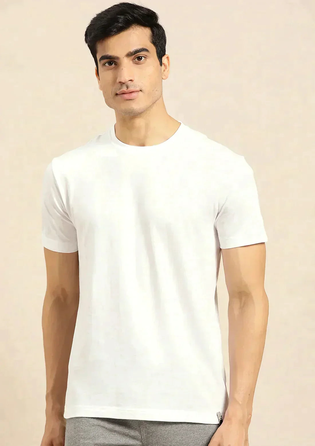 White stem Mens Classic Half Sleeves Shirt - XPST
